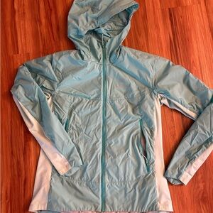 Women's Light Blue Arcteryx Hooded Jacket
